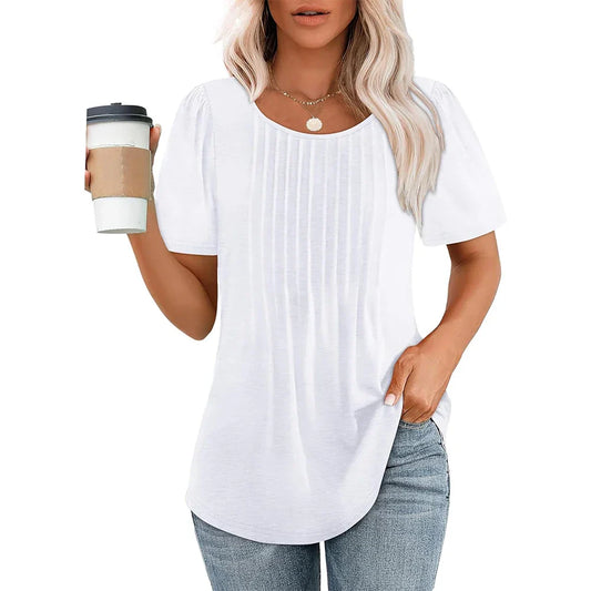 Vrouwelijk T-shirt Zomerjurk Elegant Kort Model - StudioMarella