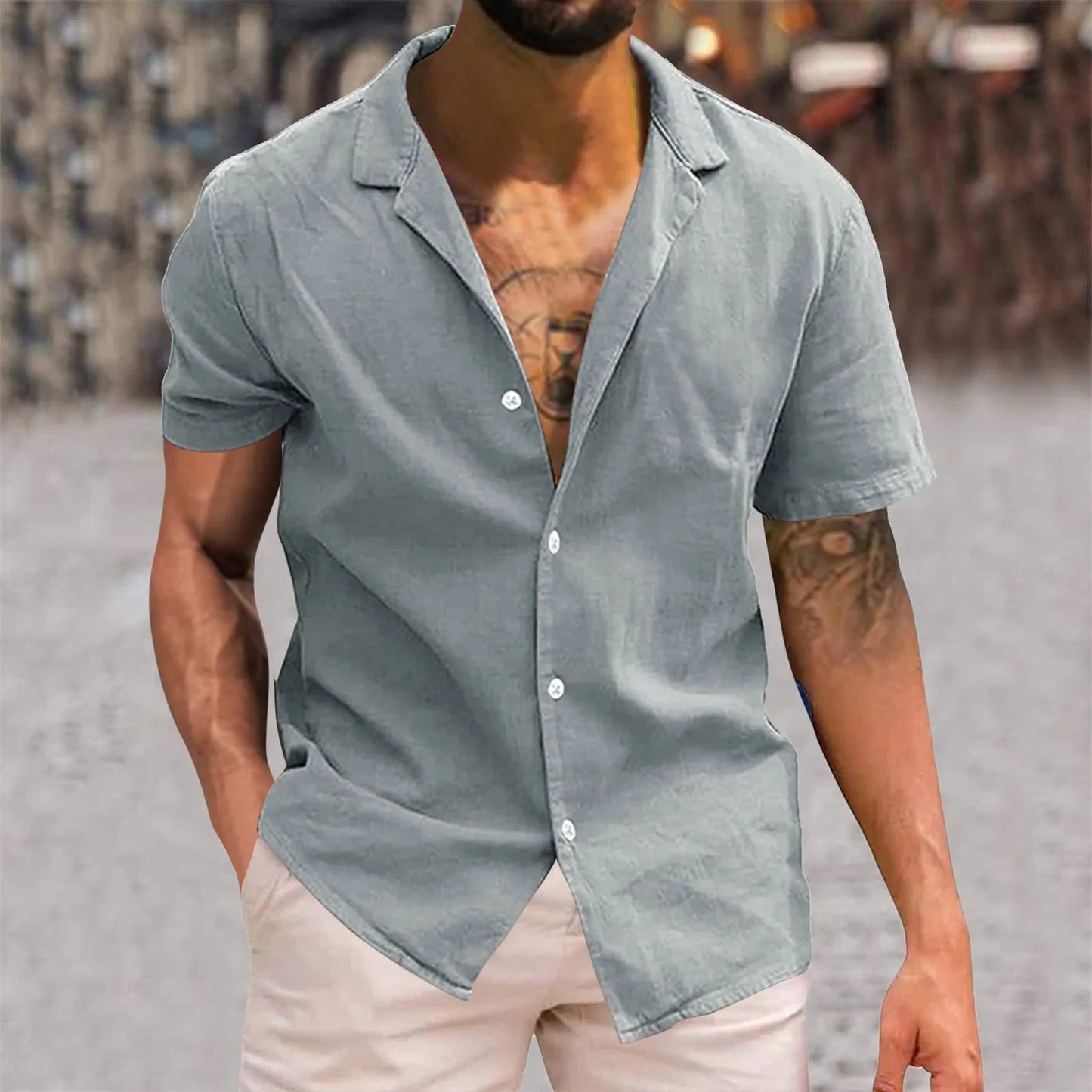 Vrouwelijke Zomerblouse Luchtige Katoen Bloemendruk