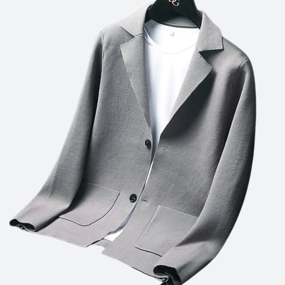 Heren Blazer Donkerblauw Elegant Maatwerk Design