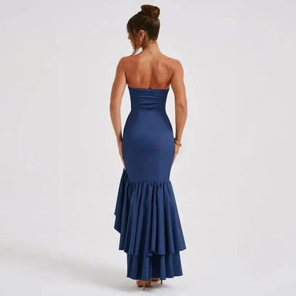 Vrouwen Zomerjurk Lange Maxijurk Zwart Floral