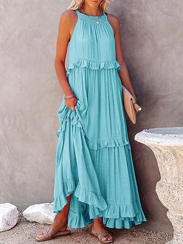 Maxi Jurk Lange Zomerjurk Gaia
