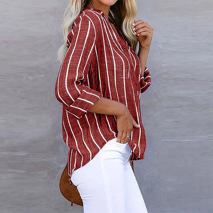 Vrouwelijk Zomer Blouse Kort Mouw Elegant Stijl