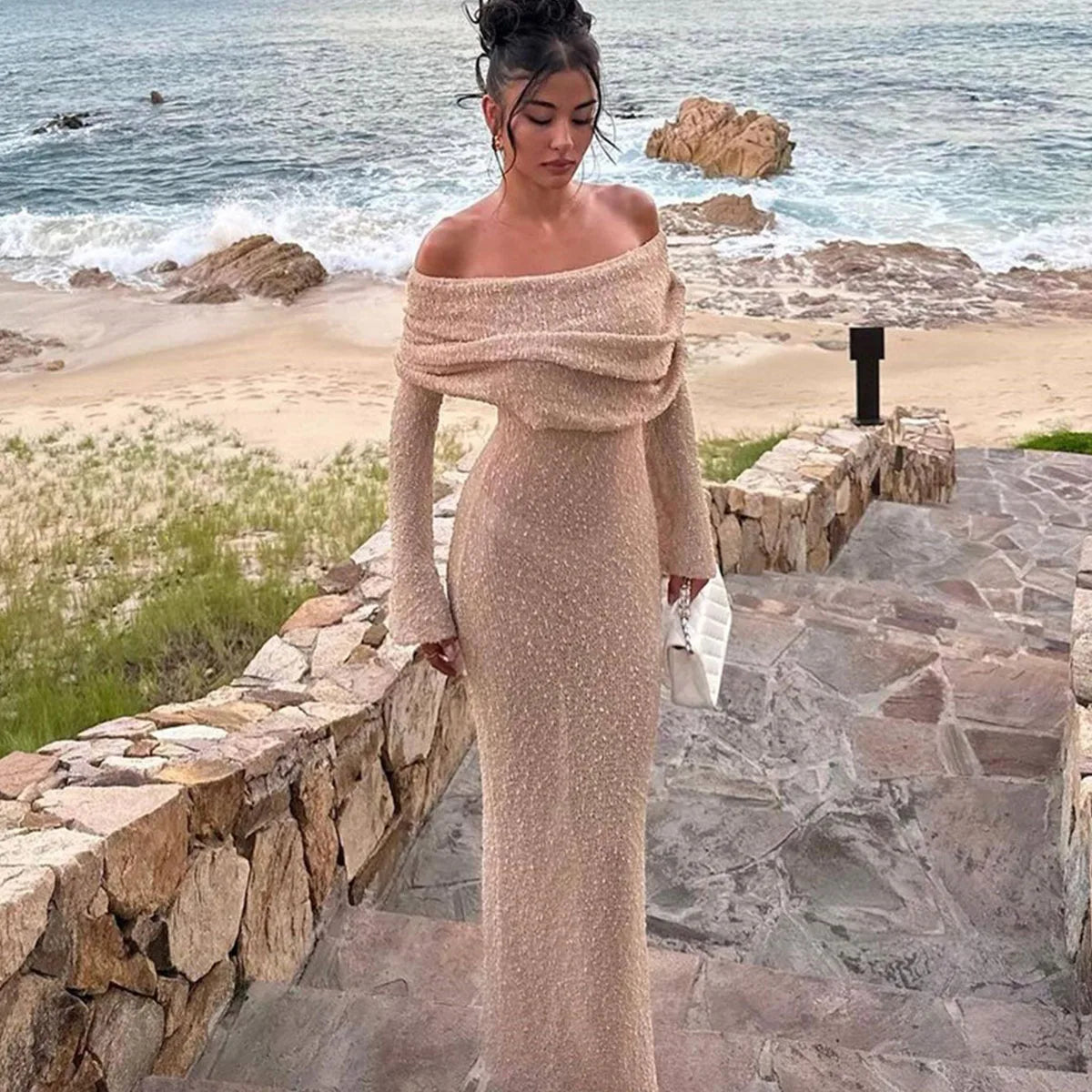 Vrouwelijke Zomerjurk Strandjurk Lente Kleding