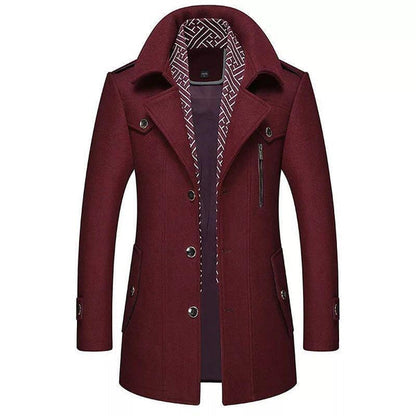 Heren Overjas Peaky Blinders Stijl Klassiek Design