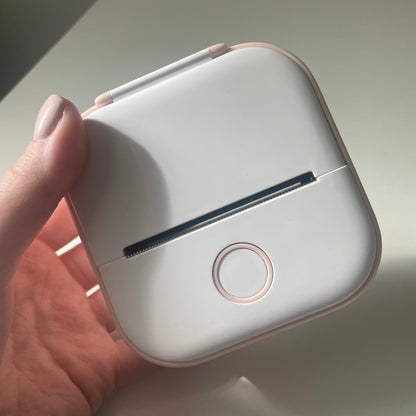 Draagbare Thermische Printer voor Stickers Foto's Labels Bluetooth Zakformaat Inktloos met App Mobiel