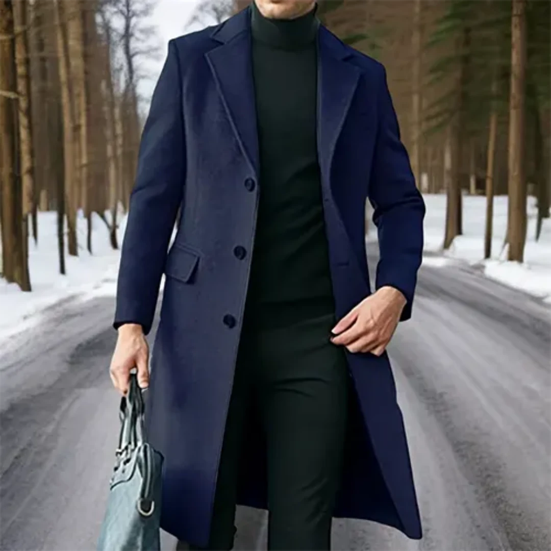 Herren Wintermantel Warm Elegant Stanford