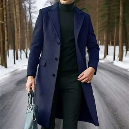 Herren Wintermantel Warm Elegant Stanford