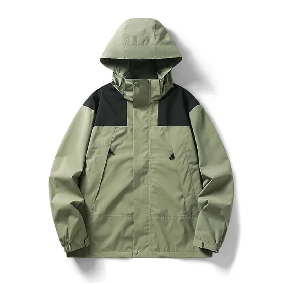 Waterdichte Outdoorjas Warm Met Capuchon