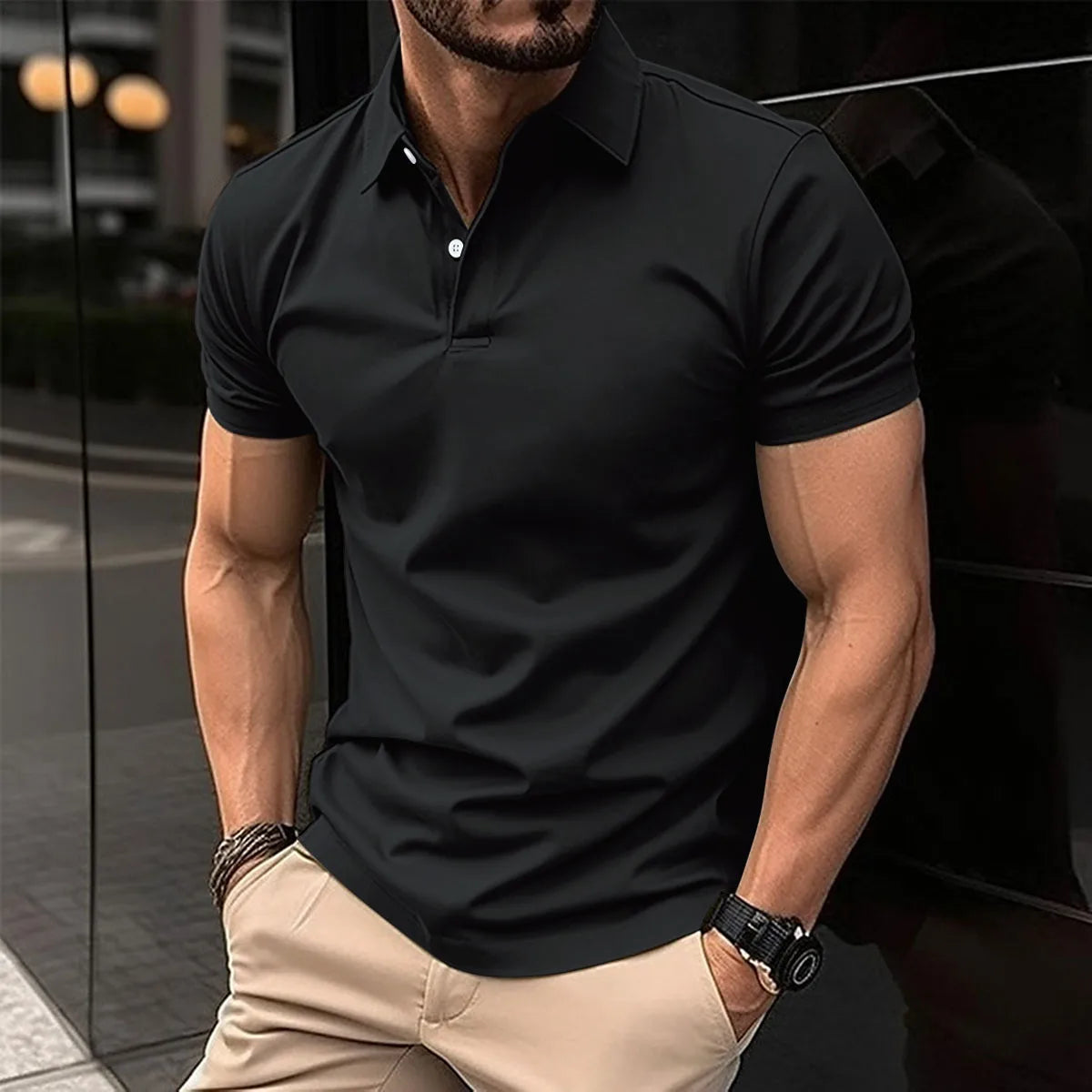 Heren Poloshirt Klassiek van Mike™ - StudioMarella