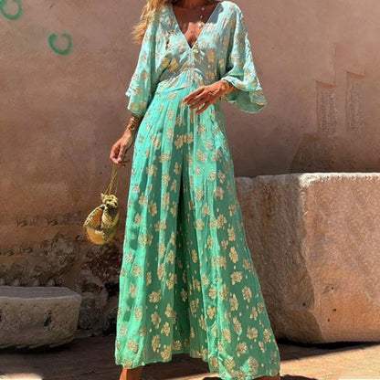Zomervakantiejurk voor Vrouw Elegante Jurk Zomerse Stijl