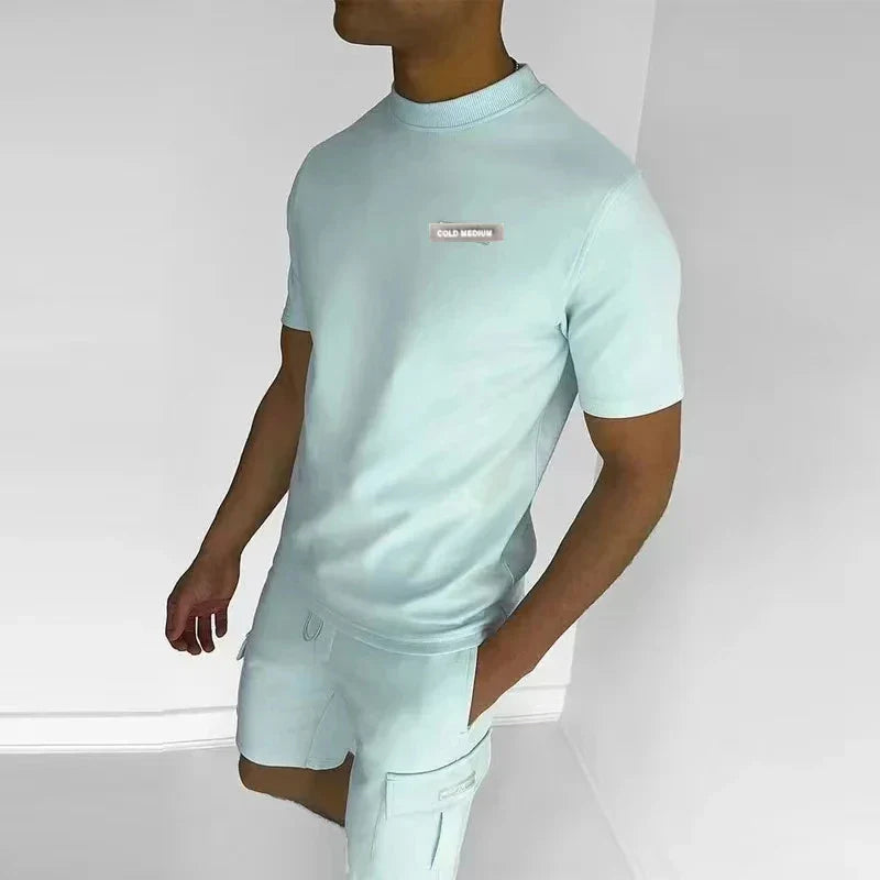 Heren Sportkleding Set Comfortabel en Casual
