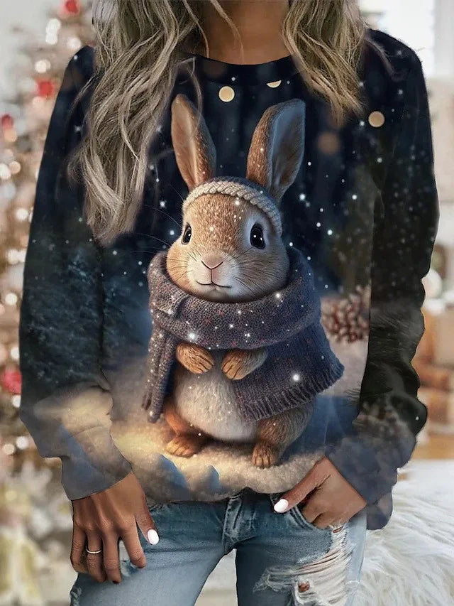 Kersttrui met Konijntjes Warm en Gezellig