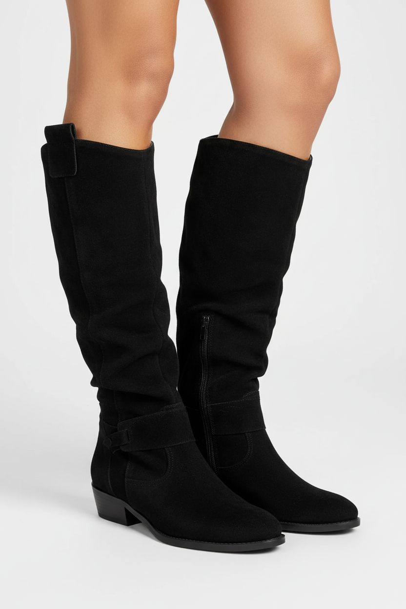 Kniehoge Laarzen Slouchy Stijl Danisha - StudioMarella