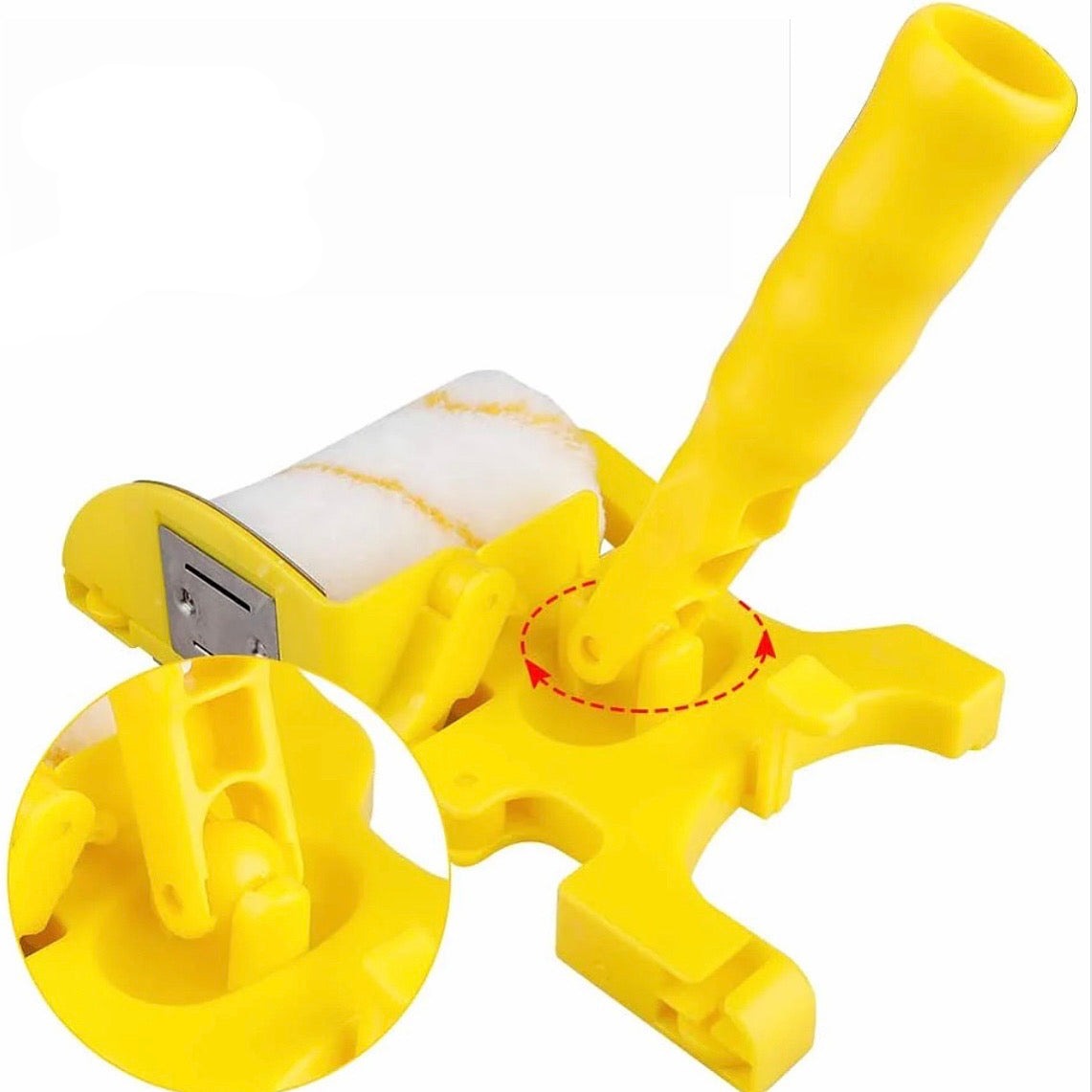 Verfroller met Reservoirs voor Hoeken en Randen – Incl. 3 Extra Rollers