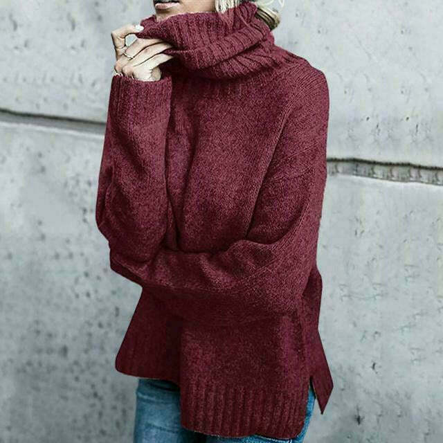 Dames Coltrui Oversized Gebreid Comfortabel Casual