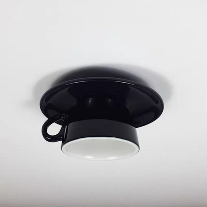 Plafondlamp Keramiek Koffiekop Vorm LED Blauw Roze Geel Slaapkamer Woonkamer Speels Design