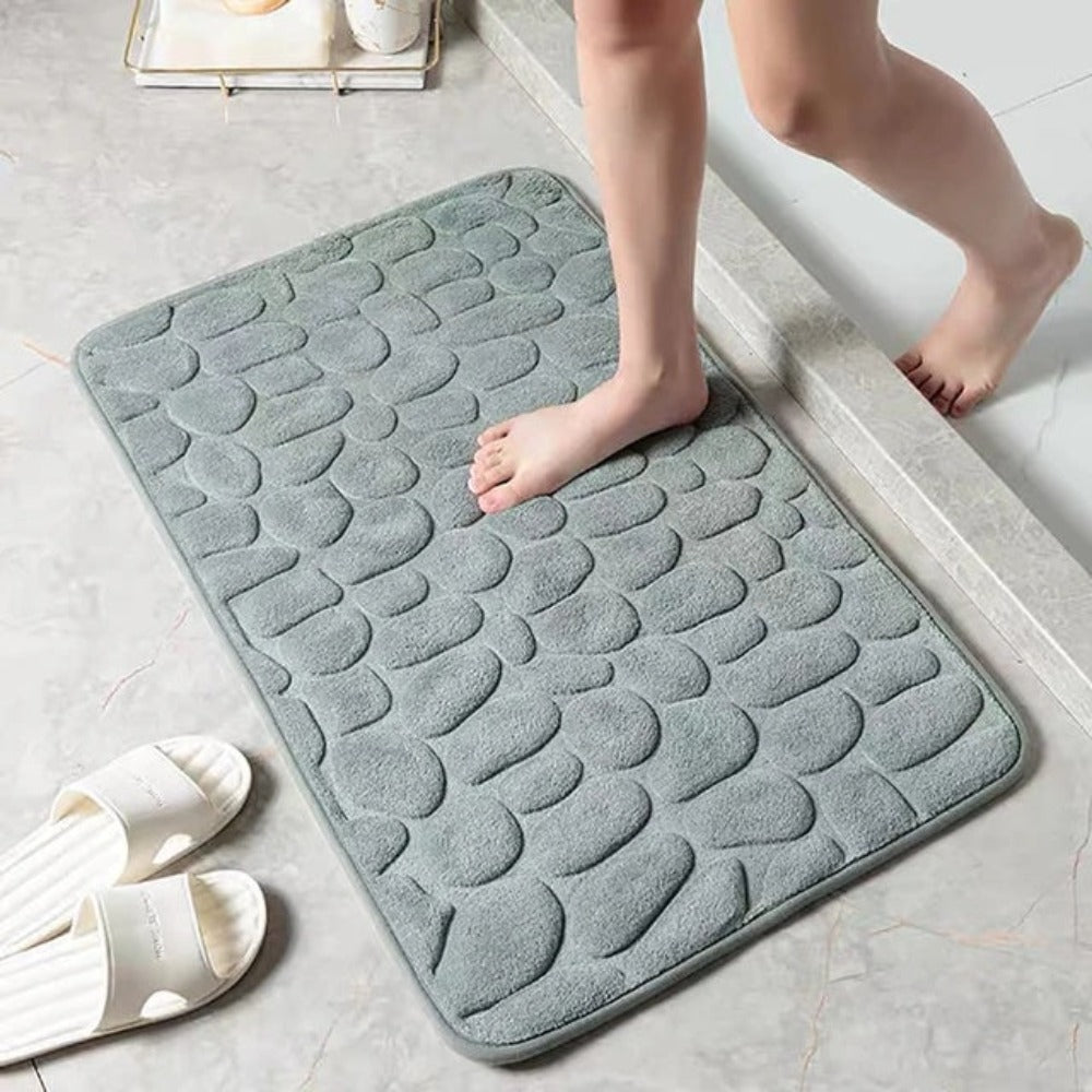 Badmat Microvezel Antislip Crème Badkamer Sneldrogend Absorberend Zachte Badkamermat Wasbaar Vloermat Douchemat Keukenmat
