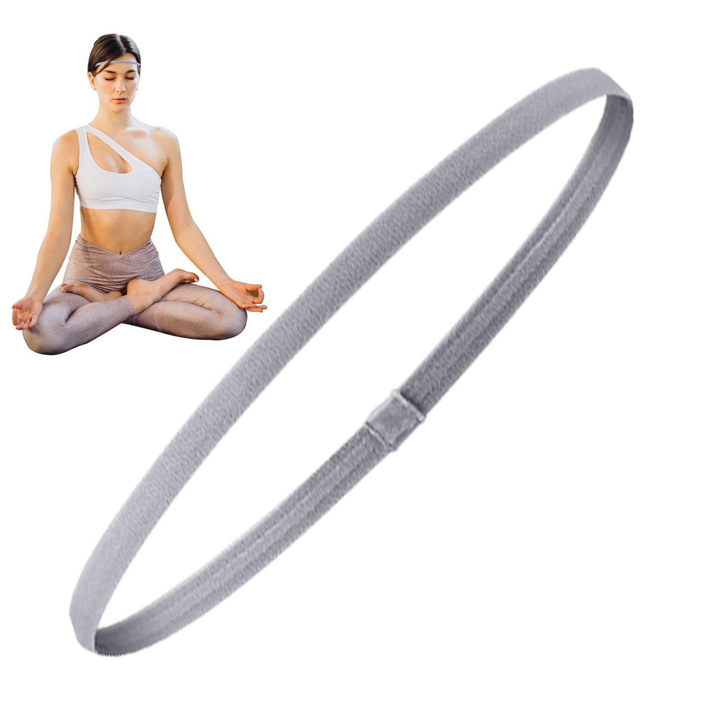 Elastische Sport Haarbanden 4 Stuks – Antislip Design Dames & Heren Yoga Running