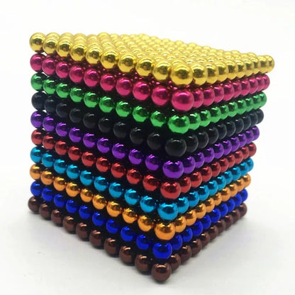 Magnetische Constructieballen Set 216 Stuks 5mm Educatief Speelgoed voor Creativiteit en Ruimtelijk Inzicht Ontwikkeling Kinderen 7+ Jaar met Opbergdoos