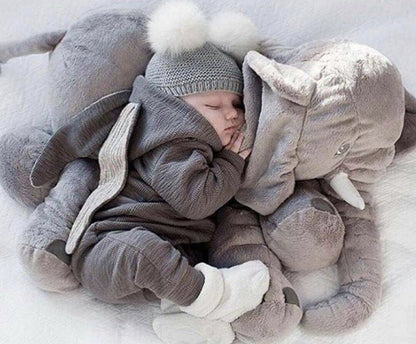 Zacht Pluche Olifant Babykussen 40cm of 60cm Knuffel voor Rust en Slaap