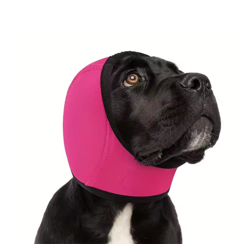 Oorbeschermer voor Honden – Verstelbaar Zacht Beschermkapje tegen Geluid en Lawaai voor Thuis Onderweg