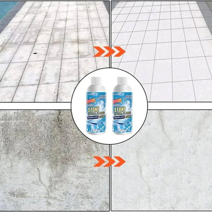 Steenreiniger Roest Oxidatie 100ml Set 2 Stuks Biologisch Afbreekbaar Graniet Marmer Beton Tegels Binnen Buiten Natuursteen Vlekverwijderaar