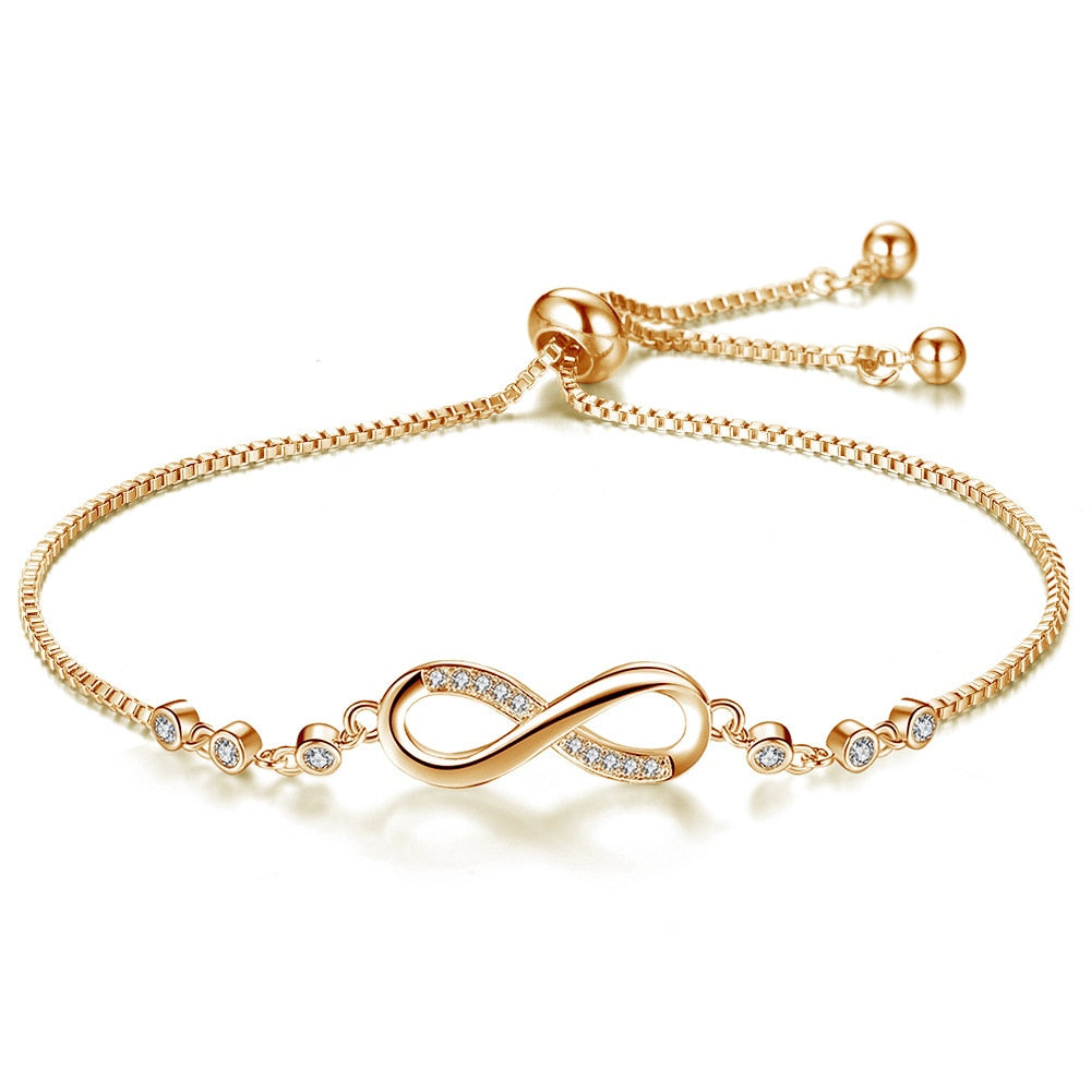 Zilveren Hartje Armband Eindeloze Liefde Geschenk - StudioMarella