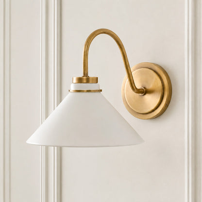 Globe Wandlamp met Gebogen Arm – Moderne Industriële Verlichting voor Badkamer, Slaapkamer en Gang