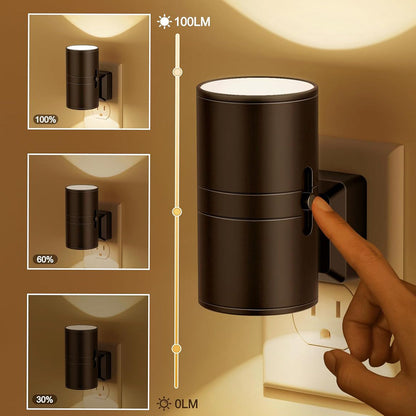 Minimalistische led wandlamp met lichtsensor en automatische dag-nachtfunctie voor moderne interieurs
