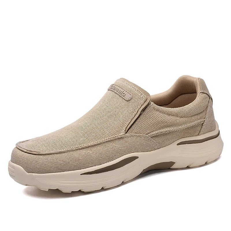 Comfortabele Heren Loafers Canvas Jaco Stijl Sneakers - StudioMarella