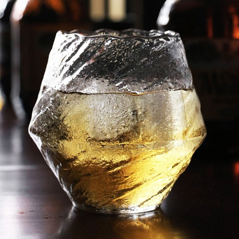 Handgemaakt Japans Whiskyglas 380ml Hittebestendig Kristal Ambachtelijk Design Cometinspiratie Houten Geschenkdoos Premium Drinkglas Traditionele Techniek Collectorsitem