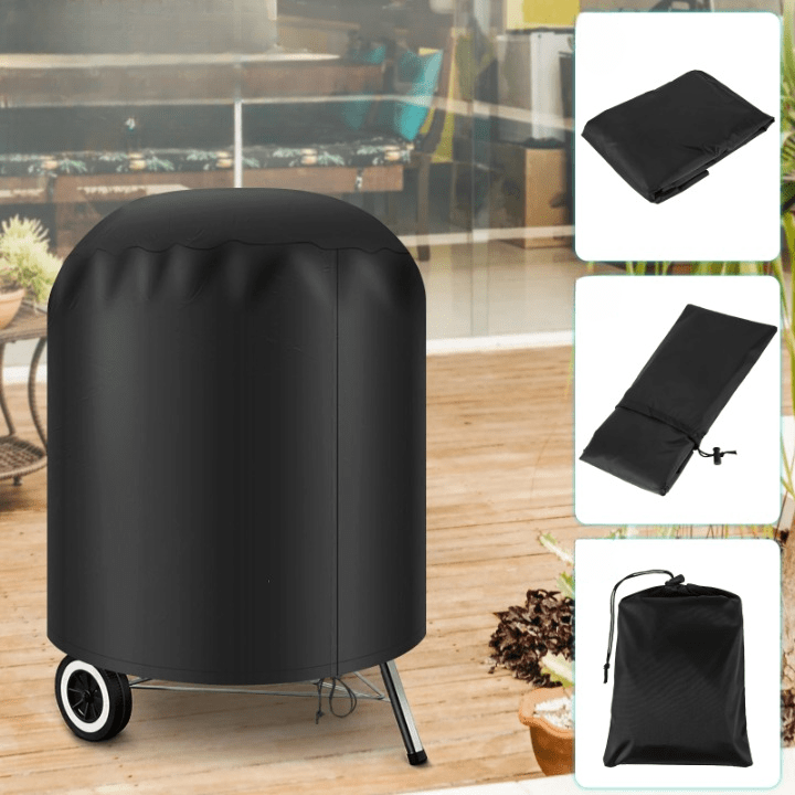 BBQ Hoes Waterdicht UV Bestendig Oxford Zwart Universeel