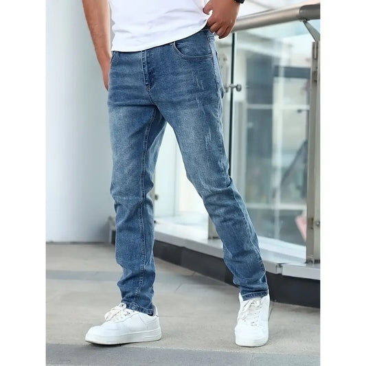 Heren Jeans Comfortabel Met Veel Zakken Loose Fit - StudioMarella