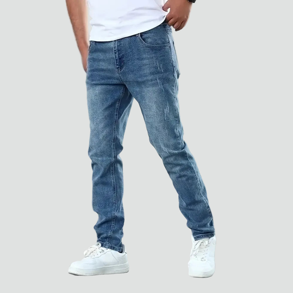 Heren Spijkerbroek Slim Fit Stretch Jeans - StudioMarella