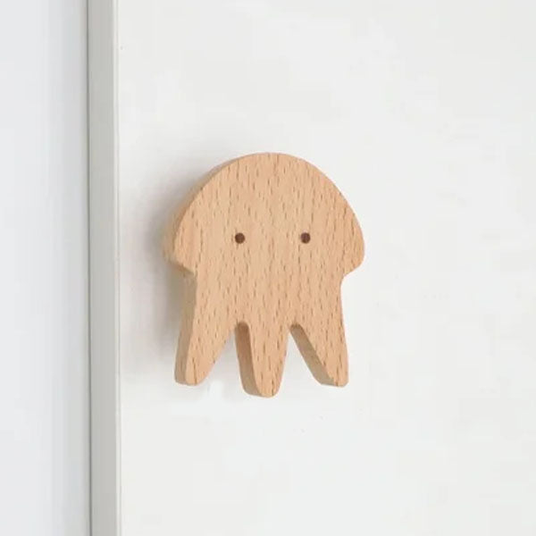 Wandhaken Hout Dieren Zelfklevend Kinderkamer Kapstokhaak Scandinavisch Design Kapstokhaakjes Muur Decoratie