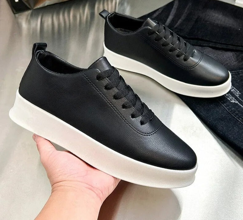 Leren Sneakers Heren Zomer Collectie Stijlvol en Comfortabel - StudioMarella