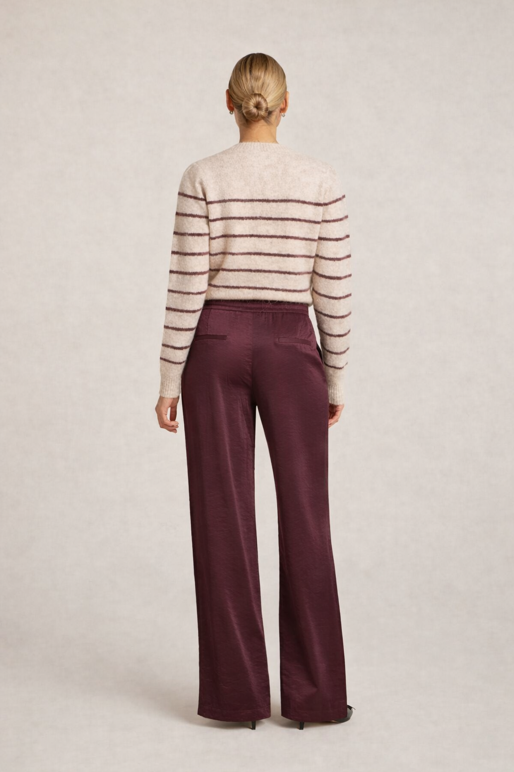 Dames Satijnen Broek Wijd Model Comfortabel