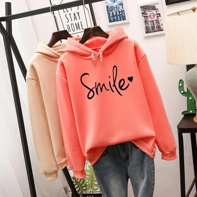 Damestrui Liefdesprint Comfortabele Hoodie voor Vrouw