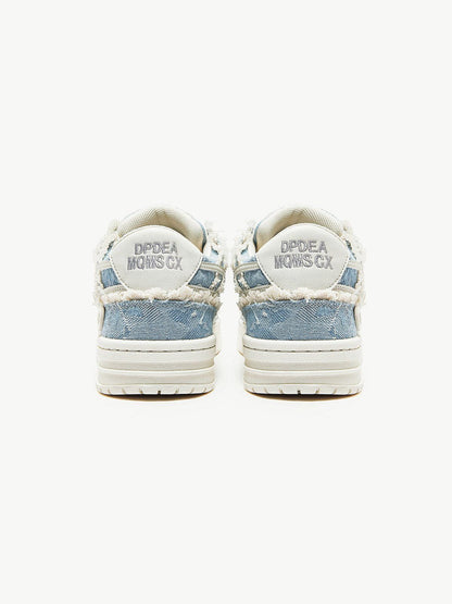 Joep | Robuuste heren sneakers met sterren in de kleur Blauw voor heren in Casual stijl geschikt voor alle seizoenen.