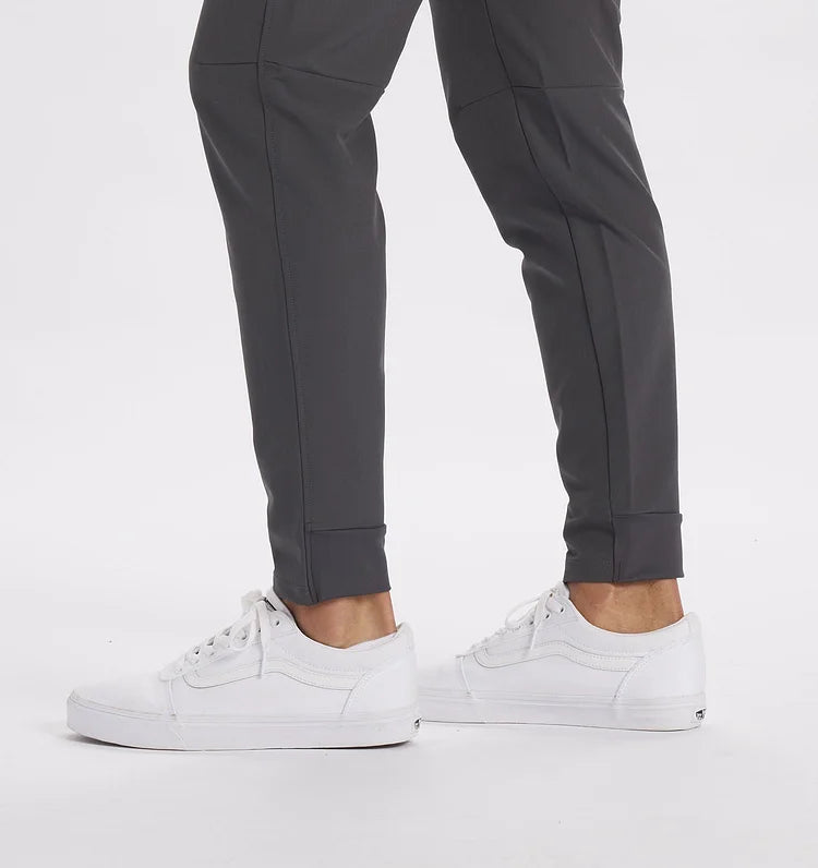 Johan | Winterse stretch broek in de kleur Lichtblauw voor heren in stijl ideaal voor de winter