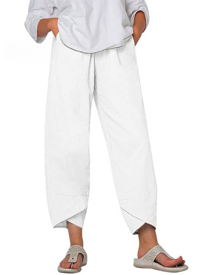 Dames Linnen Broek Zomer Comfortabel Luchtig Linnen