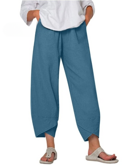 Dames Linnen Broek Zomer Comfortabel Luchtig Linnen