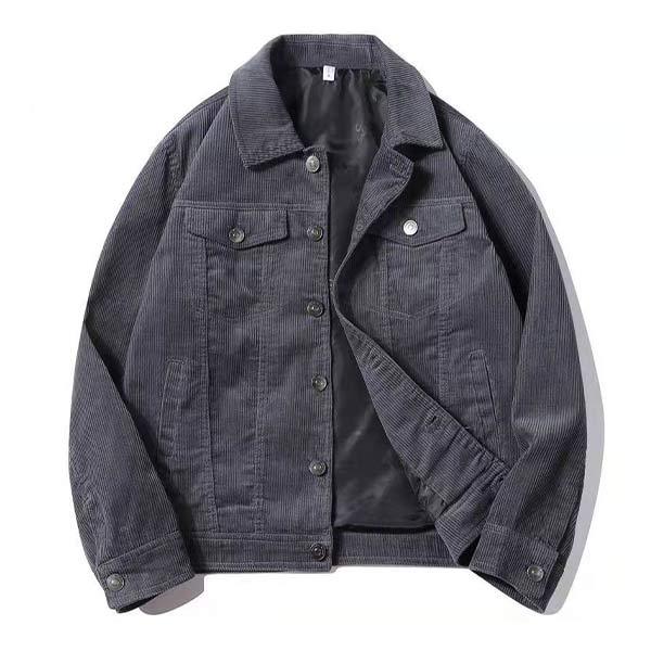 Heren Jas Gevoerd Sherpa Denim Look Vintage Stijl - StudioMarella