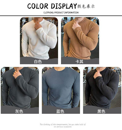 Heren Trui Gebreid Ronde Hals Casual Stijl