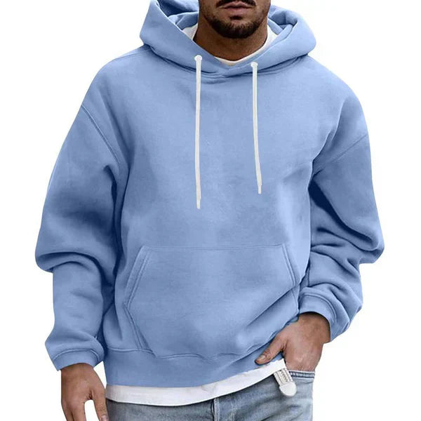 Heren Hoodie Comfortabel met Capuchon en Zakken - StudioMarella