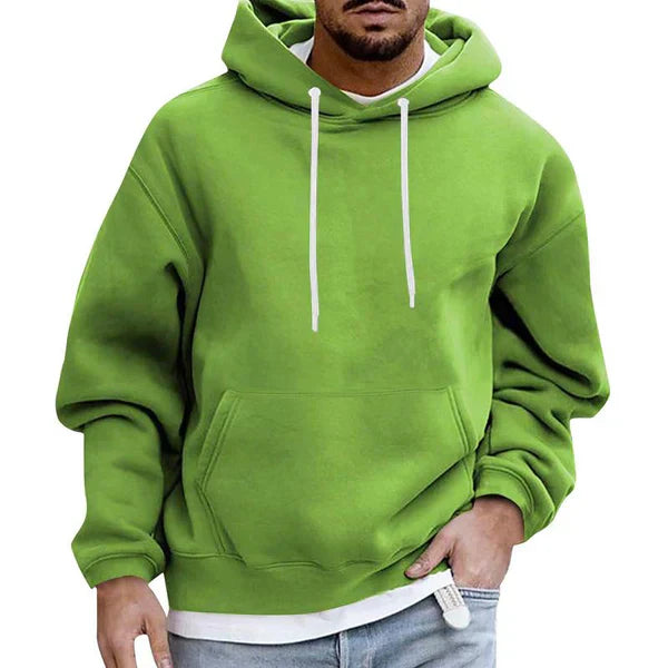 Heren Hoodie Capuchon Zakken Comfortabele Fit