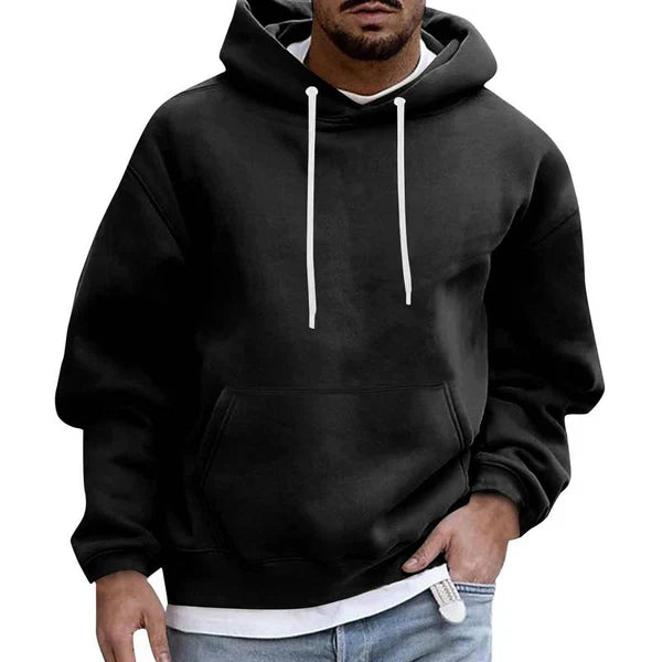 Heren Hoodie Capuchon Zakken Comfortabele Fit