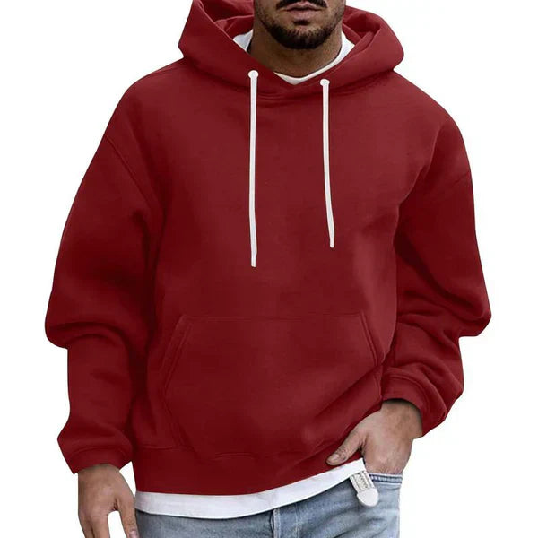 Heren Hoodie Capuchon Zakken Comfortabele Fit