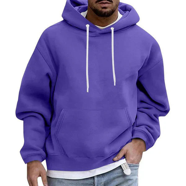Heren Hoodie Capuchon Zakken Comfortabele Fit