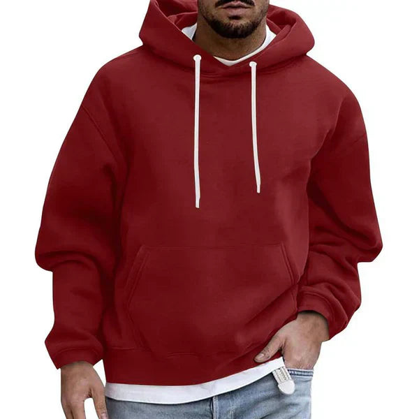 Heren Hoodie Comfortabel met Capuchon en Zakken